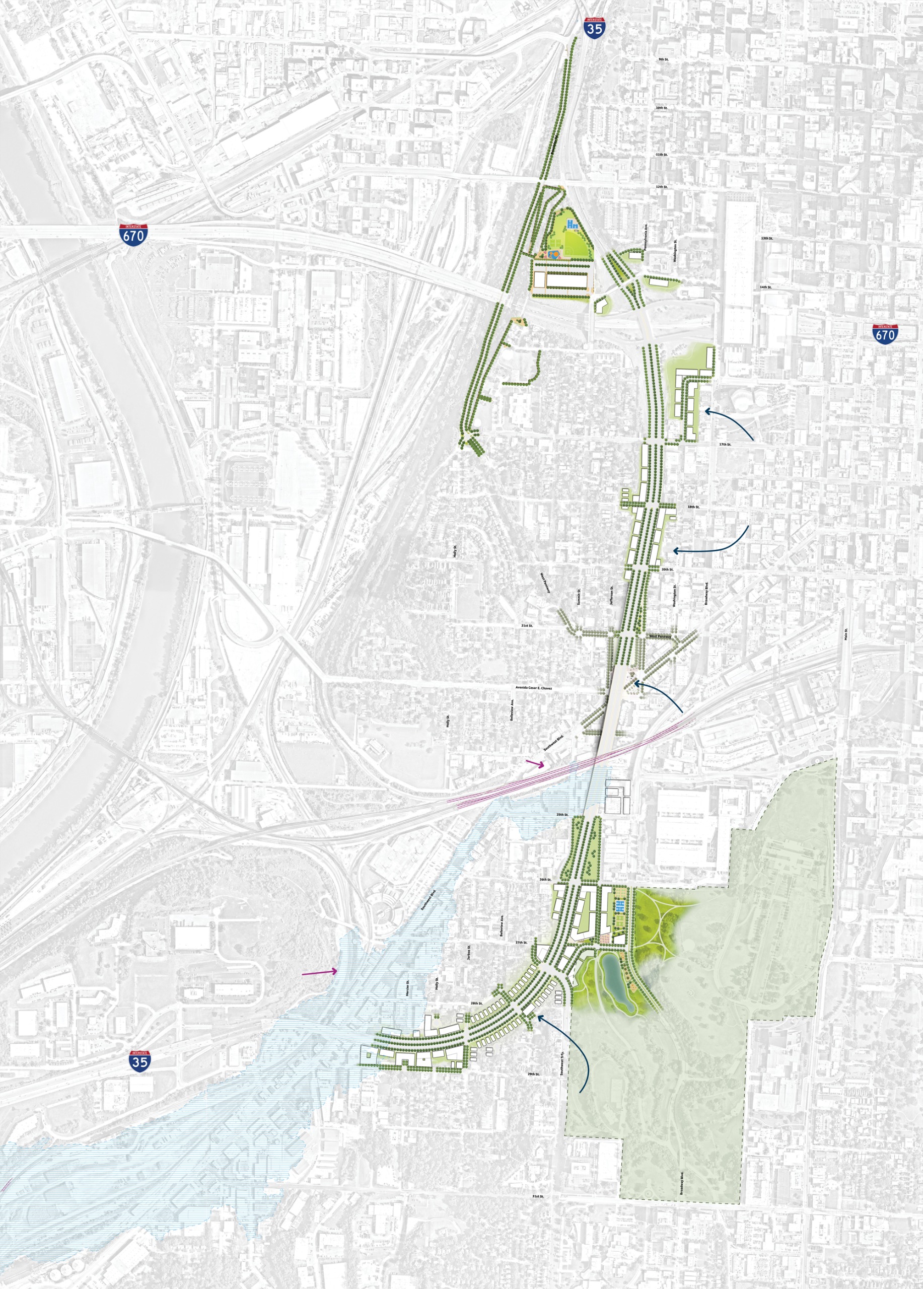 Remove Highway and Convert to Boulevard